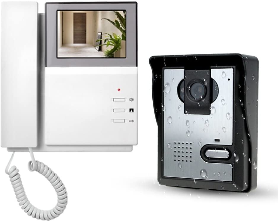 4.3" WIFI Wireless Video Doorbell Intercom Camera Door Phone Bell Night Vision 